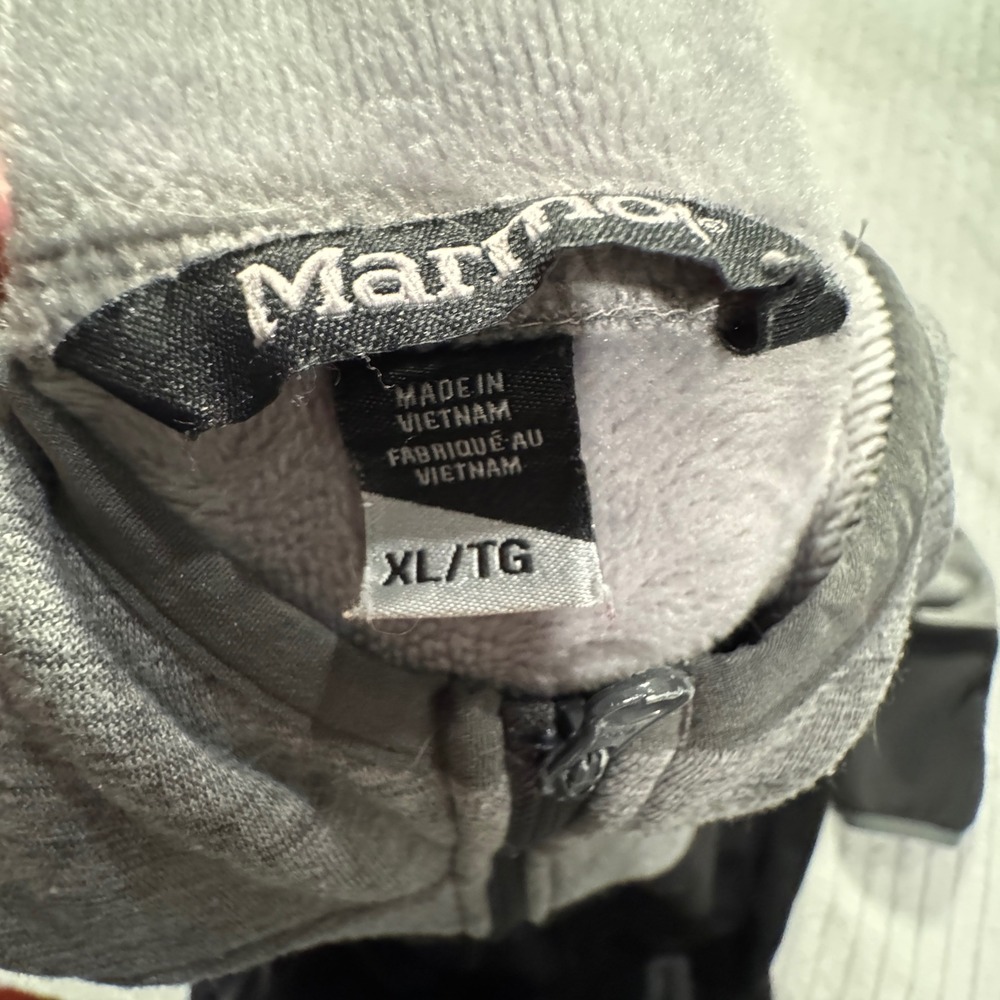 Marmot Variant Hoodie Jacket Women XL Gray Black Polyester Gorpcore Hiking Zip - Picture 4 of 11